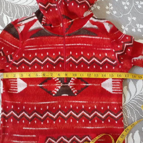 L-RL Ralph Lauren Active 3/4 Zip Top - Picture 11 of 16